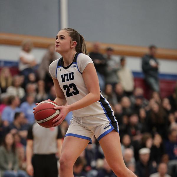 Harriette with a basketball