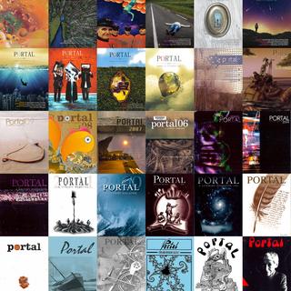 Cover images from past Portal magazines