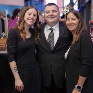 Danielle with Dave and Jamie