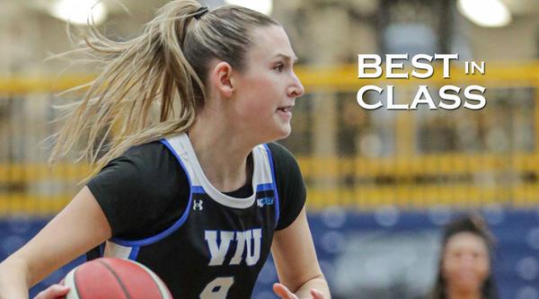 Mackenzie holds the ball and runs