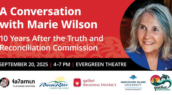 A picture of Marie Wilson with some event details