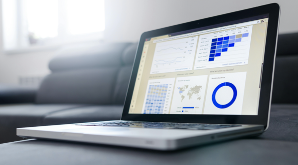 a computer screen shows a variety of graphs and charts