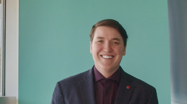 Trevor Ballyntine smiling at the camera