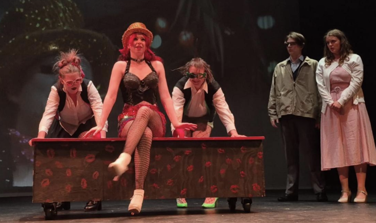 Rocky Horror cast on stage