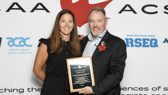 Danielle at the CCAA awards