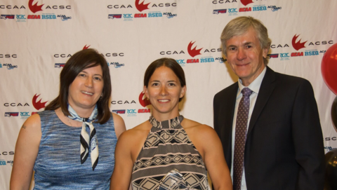 Danielle at the CCAA awards