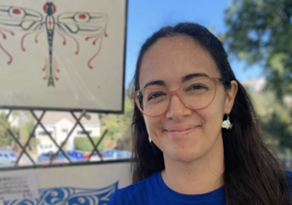 Andrea Fritz smiling at the camera