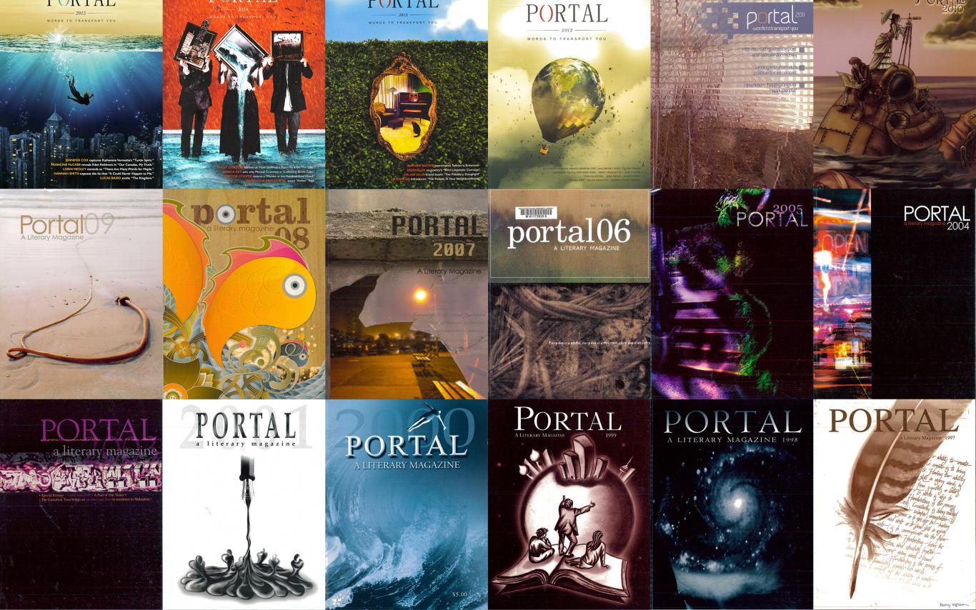 Cover images from past Portal magazines