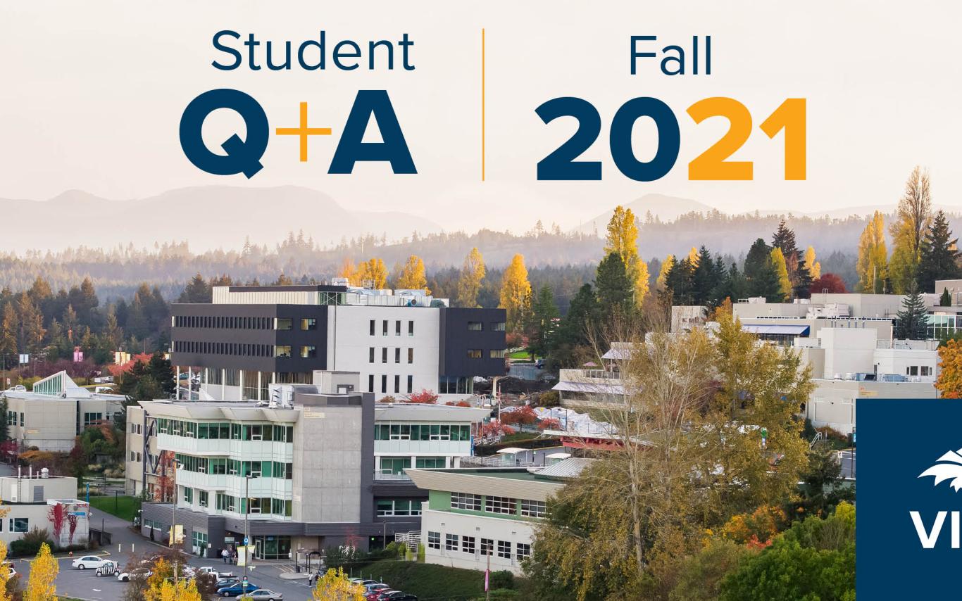 Aerial view of VIU campus