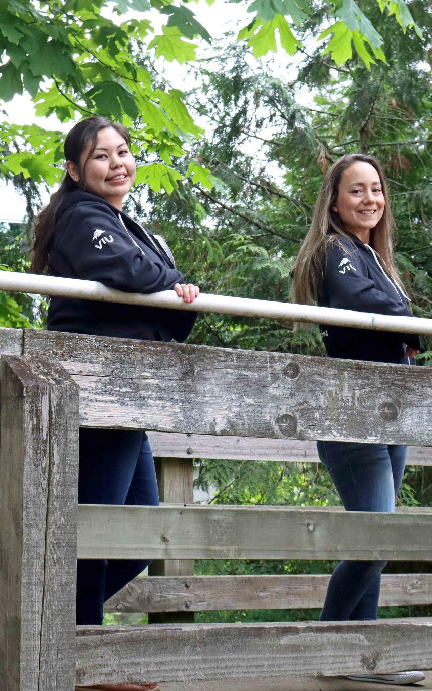Group photo of mentors for VIU's Indigenous summer camp